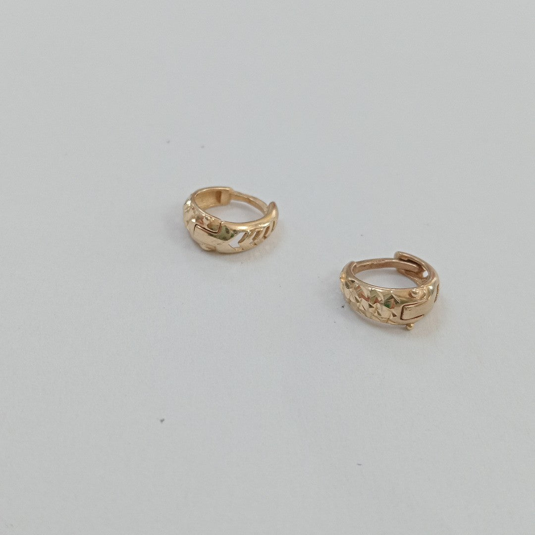 ARRACADAS PAR ORO 14 K 1.7 GRMS (SEMINUEVO)