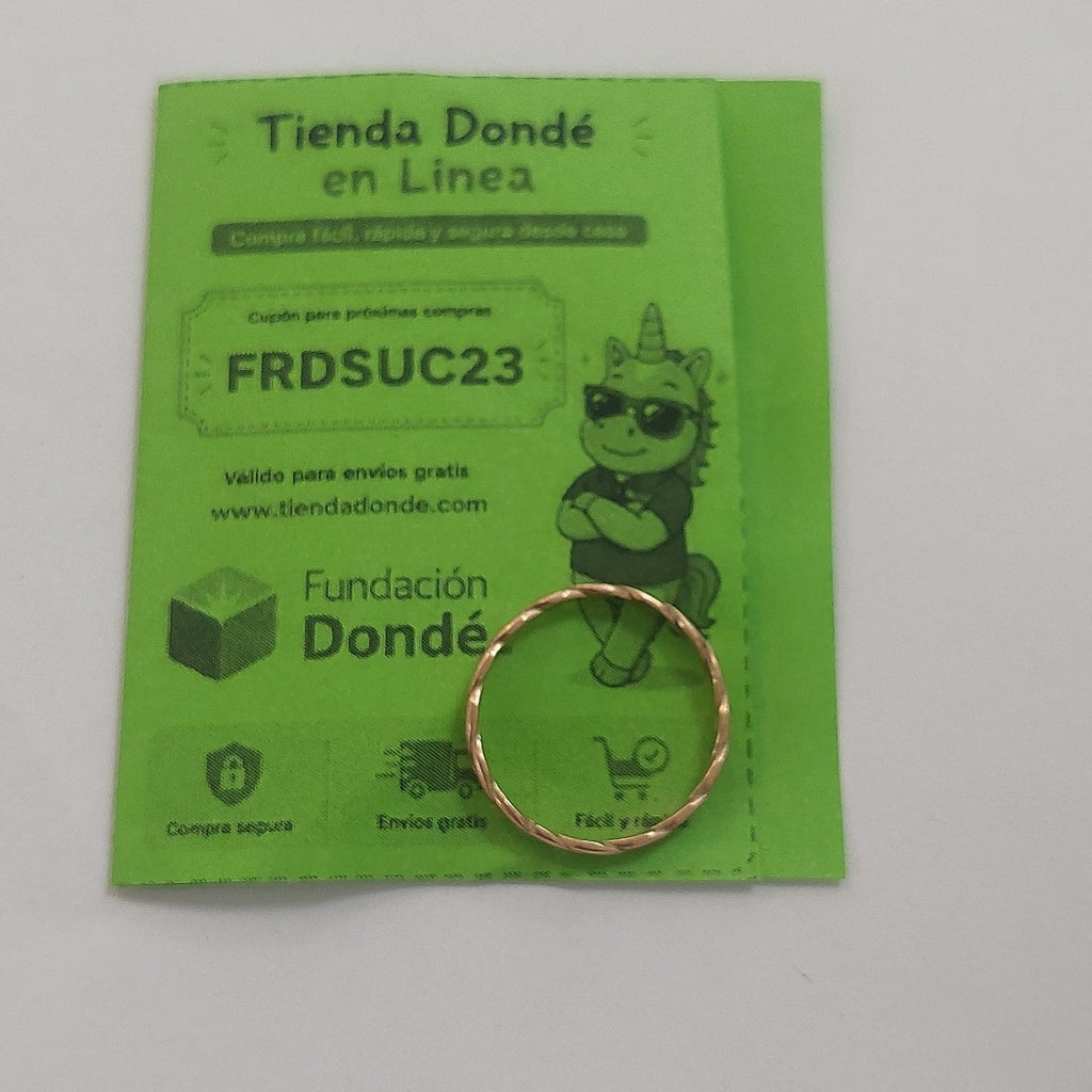 ARGOLLA ORO 8 K 0.9 GRMS (SEMINUEVO)