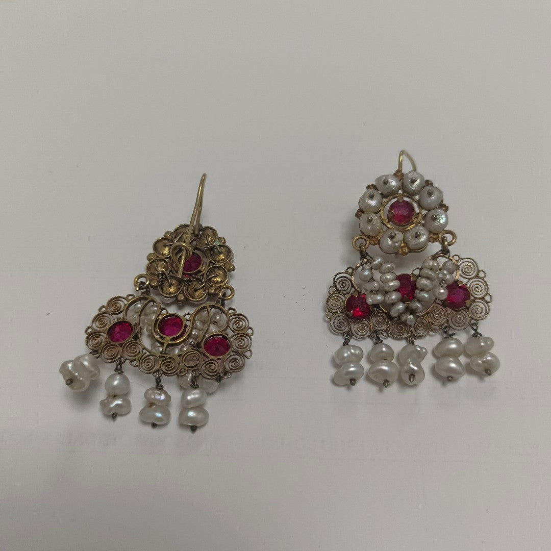 ARETES PAR ORO 8 K 15.7 GRMS (SEMINUEVO)