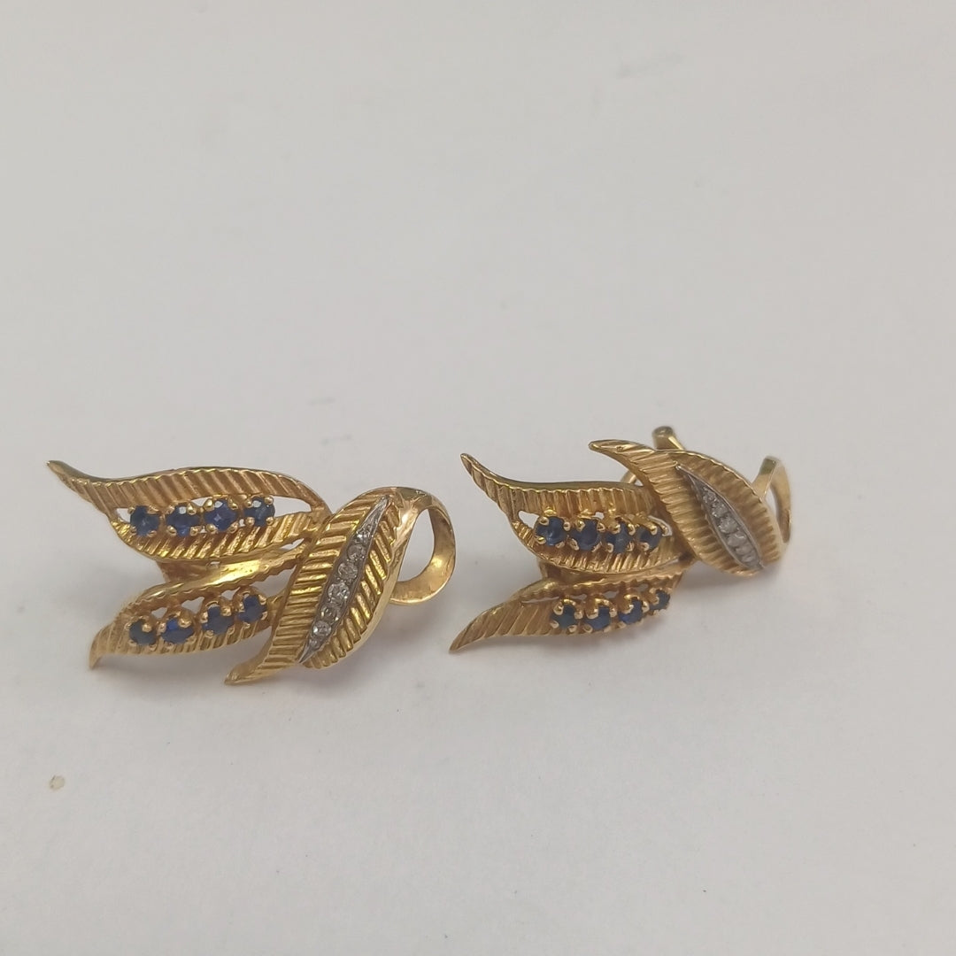 ARETES PAR ORO 18 K 10.5 GRMS (SEMINUEVO)