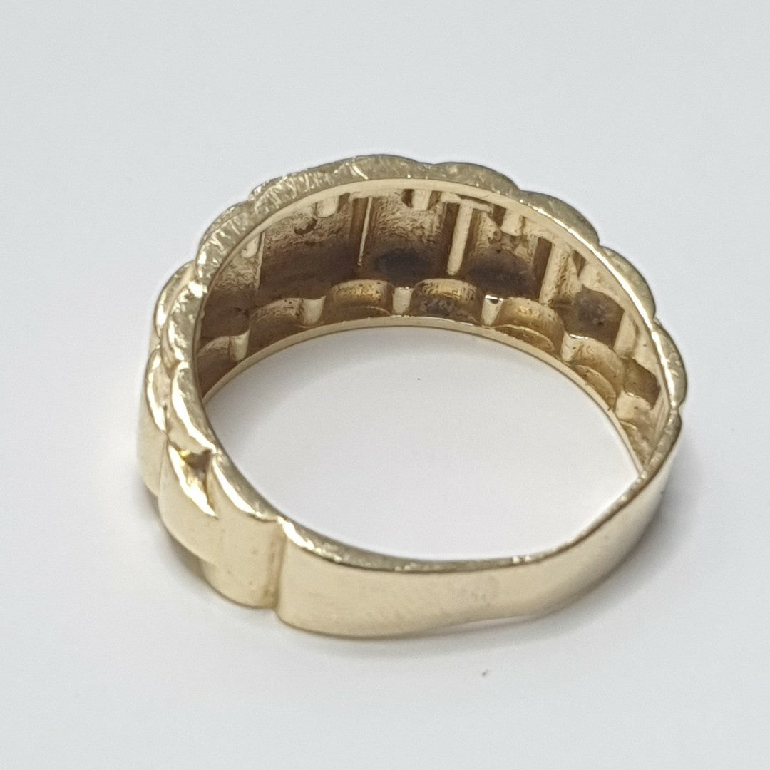 ANILLO ORO 14 K 5.3 GRMS (SEMINUEVO)