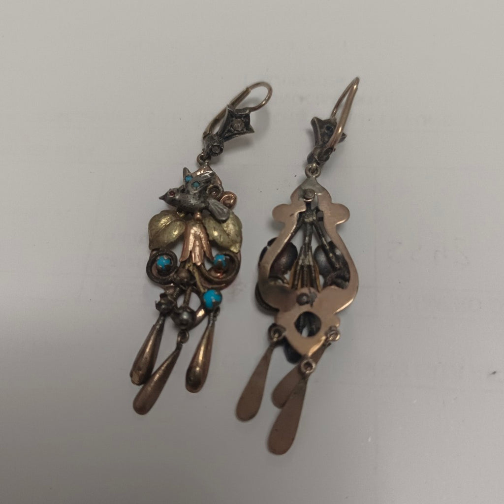 ARETES PAR ORO 8 K 9.1 GRMS (SEMINUEVO)