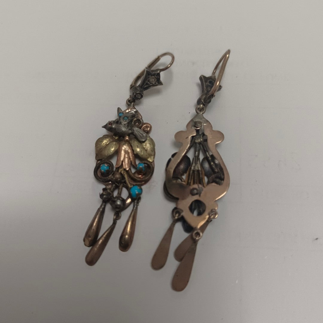 ARETES PAR ORO 8 K 9.1 GRMS (SEMINUEVO)