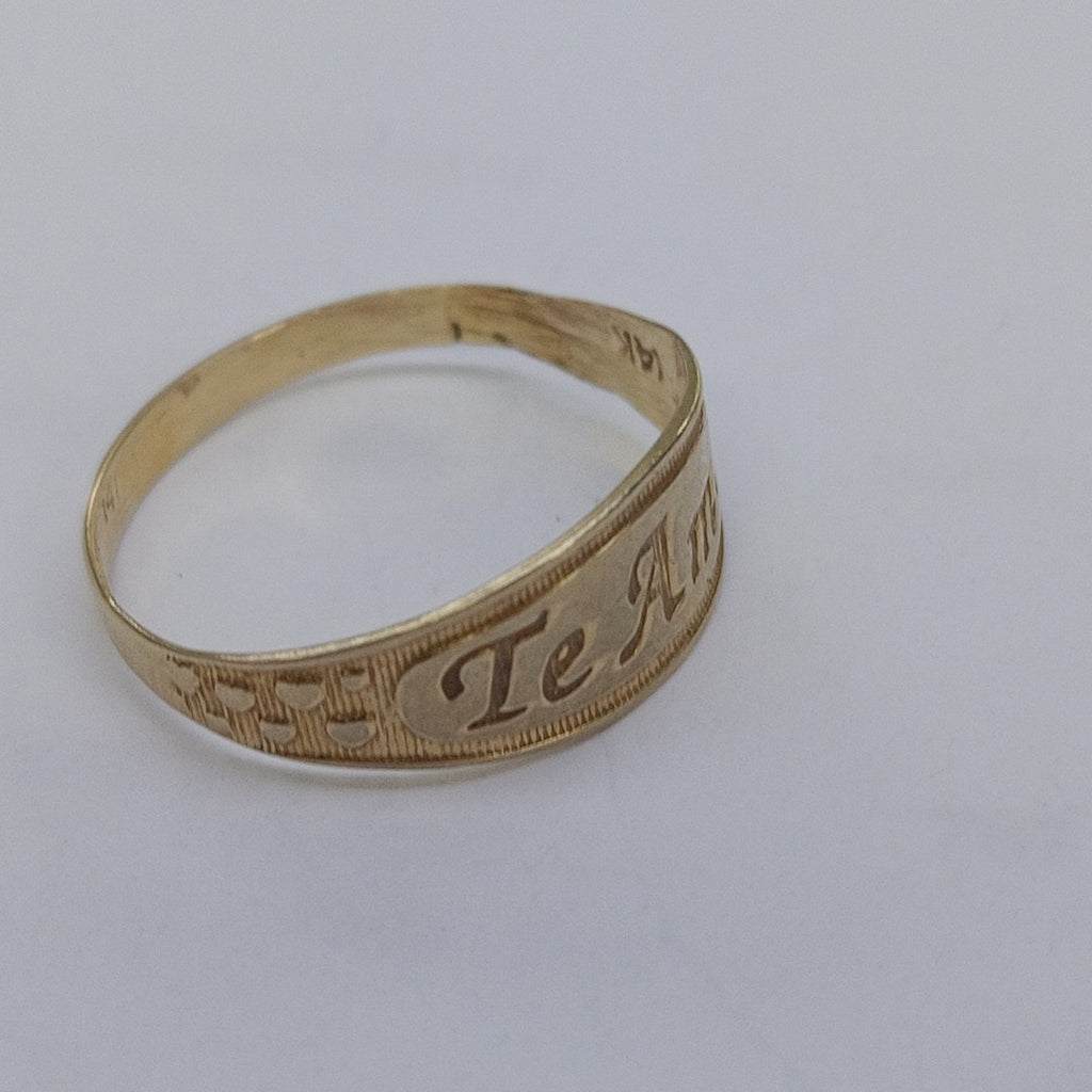 ANILLO ORO 14 K 1.6 GRMS (SEMINUEVO)