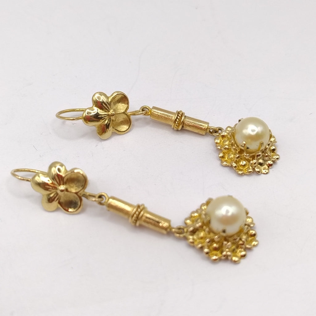 ARETES PAR ORO 10 K 5 GRMS (SEMINUEVO)