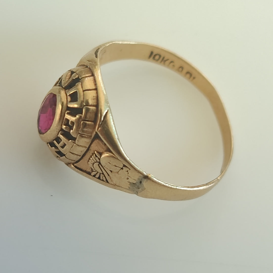 ANILLO DE GRADUACIÓN ORO 8 K 1,30 GRMS (SEMINUEVO)