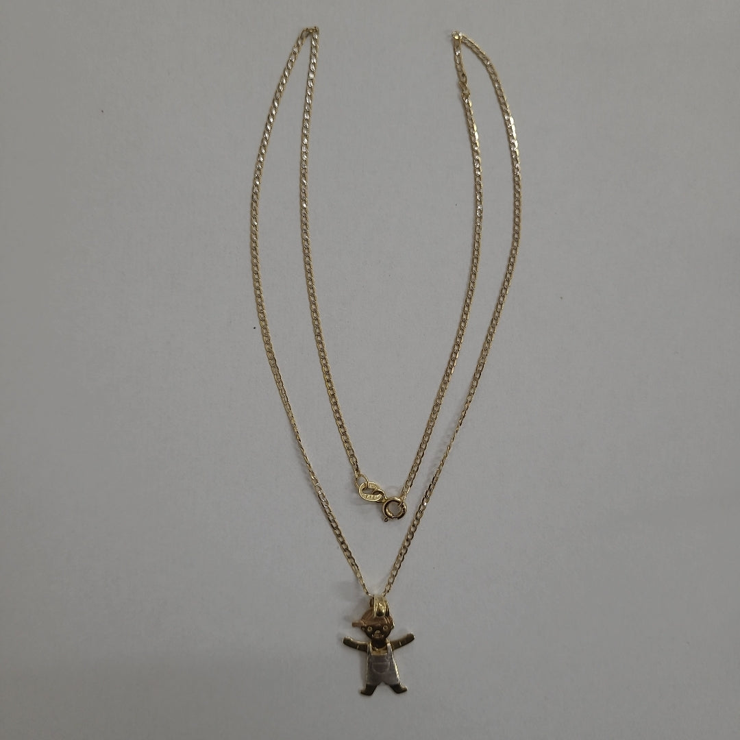 GARGANTILLA ORO 14 K 3,00 GRMS (SEMINUEVO)