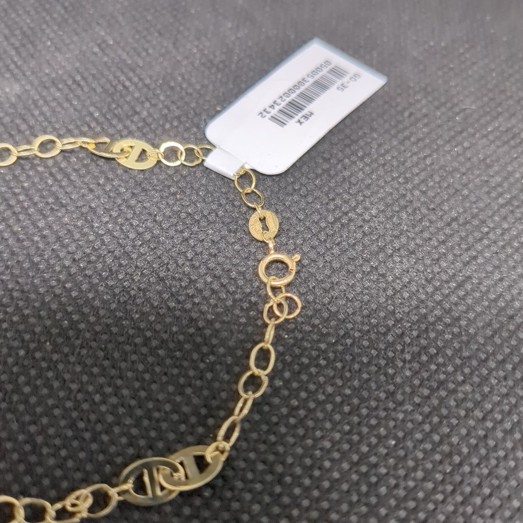 PULSERA TEJIDO ESPECIAL 14K 18 CM 1.5 GR (NUEVO)