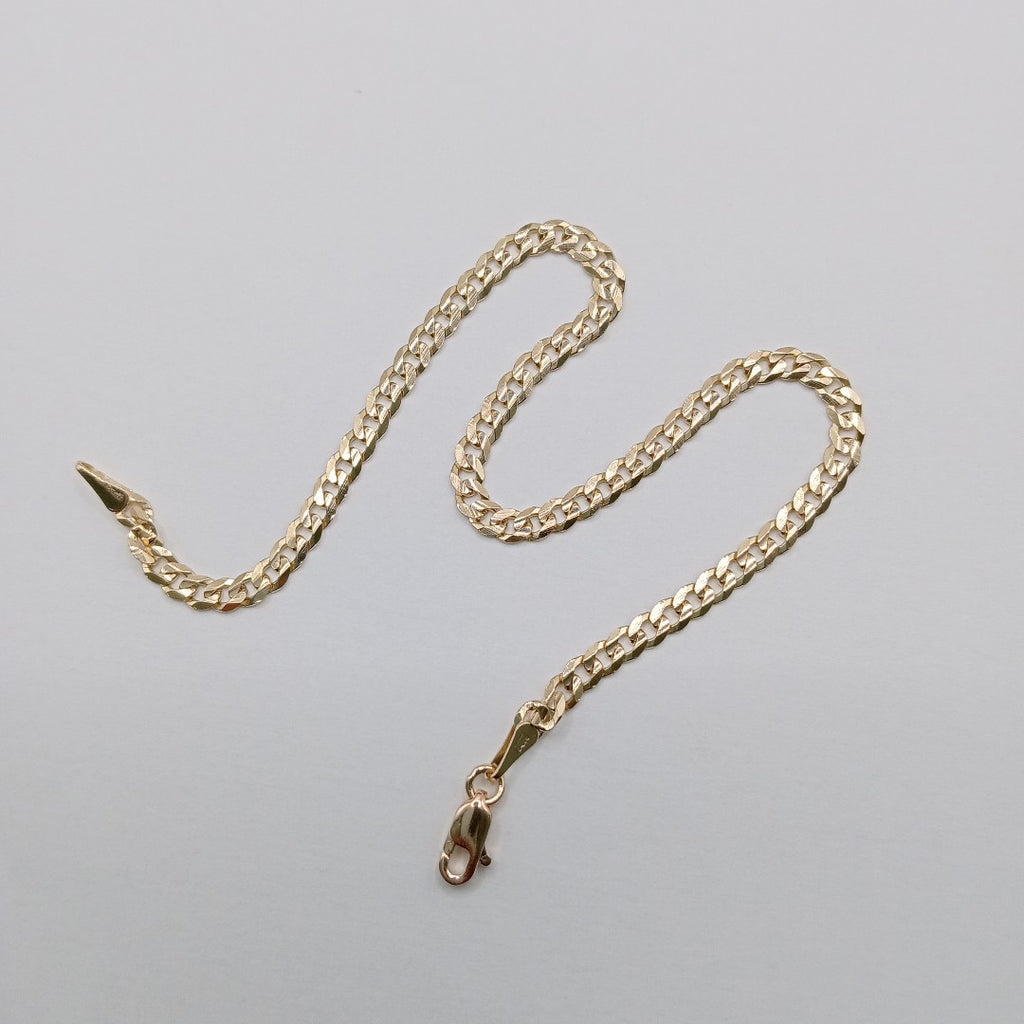 PULSERA BARBADA 14K 21 CM 3.6 GR (NUEVO)