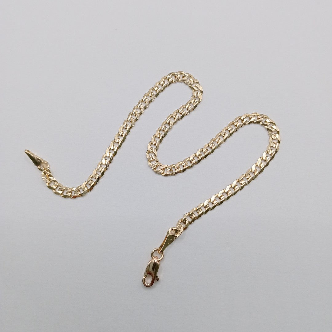 PULSERA BARBADA 14K 21 CM 3.6 GR (NUEVO)