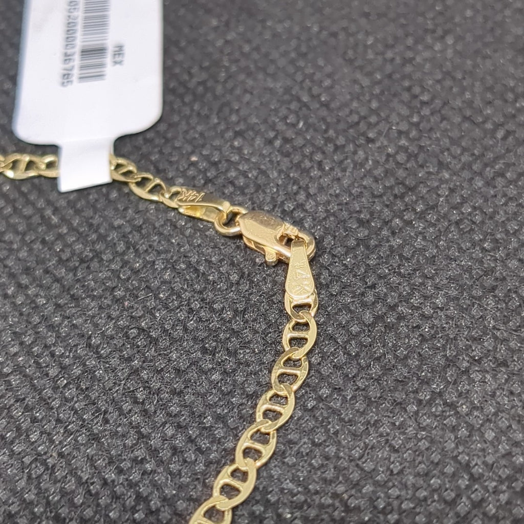 PULSERA GUCHI 14K 18 CM 2 GR (NUEVO)