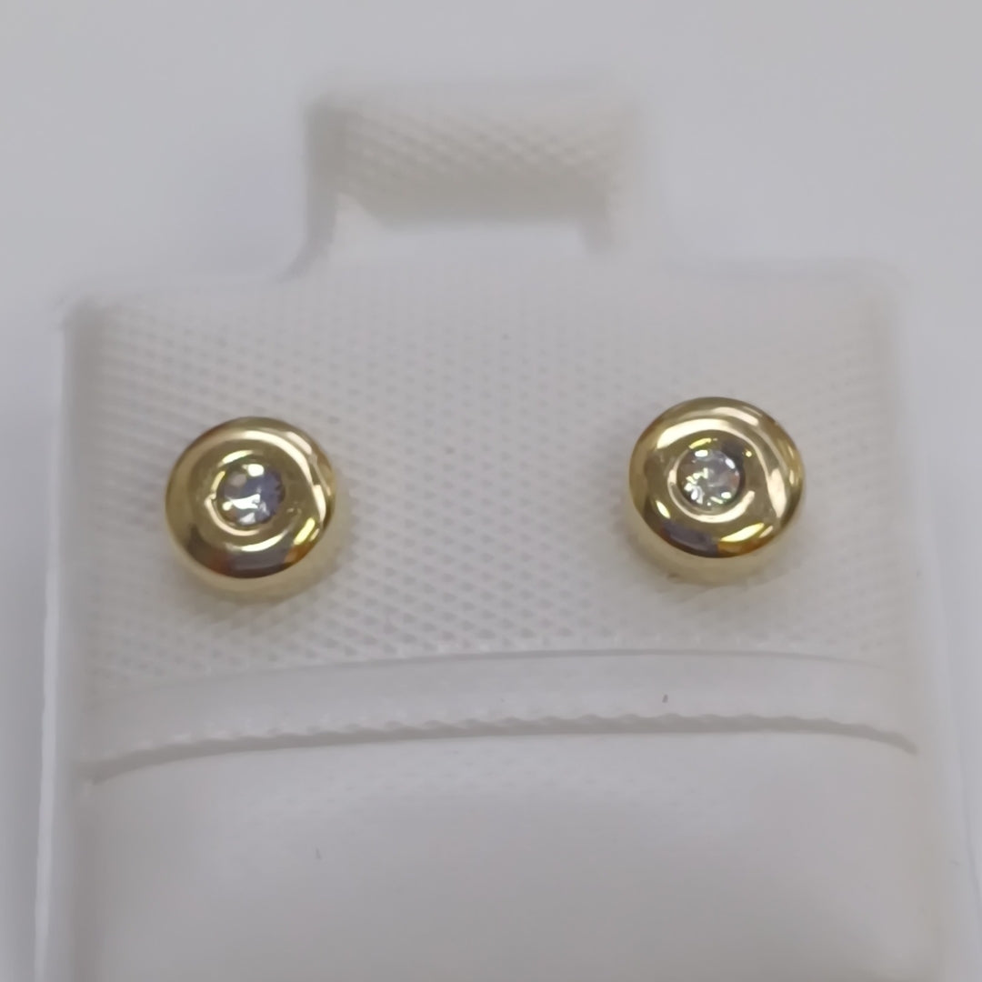 BROQUELES BROQUEL C CIRCONIA 14K 0.27 GR (NUEVO)