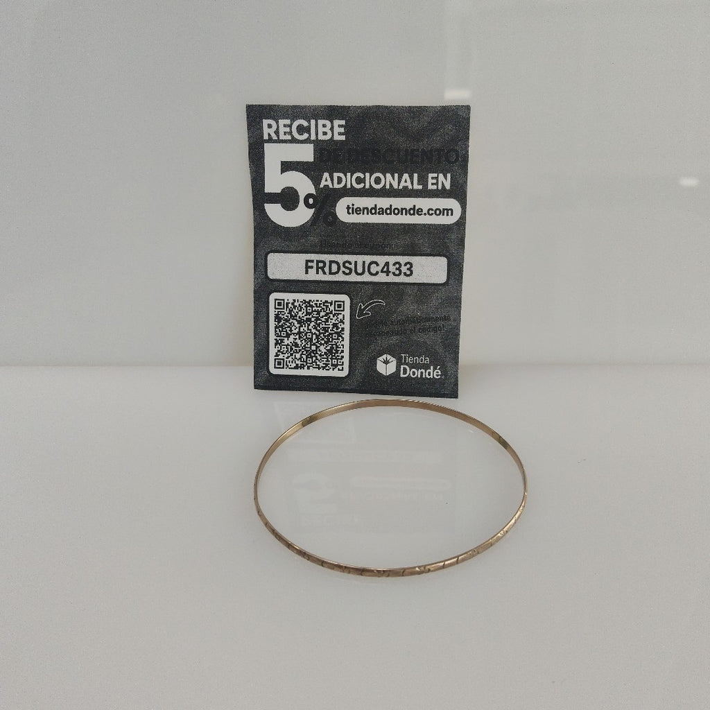 PULSERA RIGIDA ORO 8 K 3.8 GRMS (SEMINUEVO)