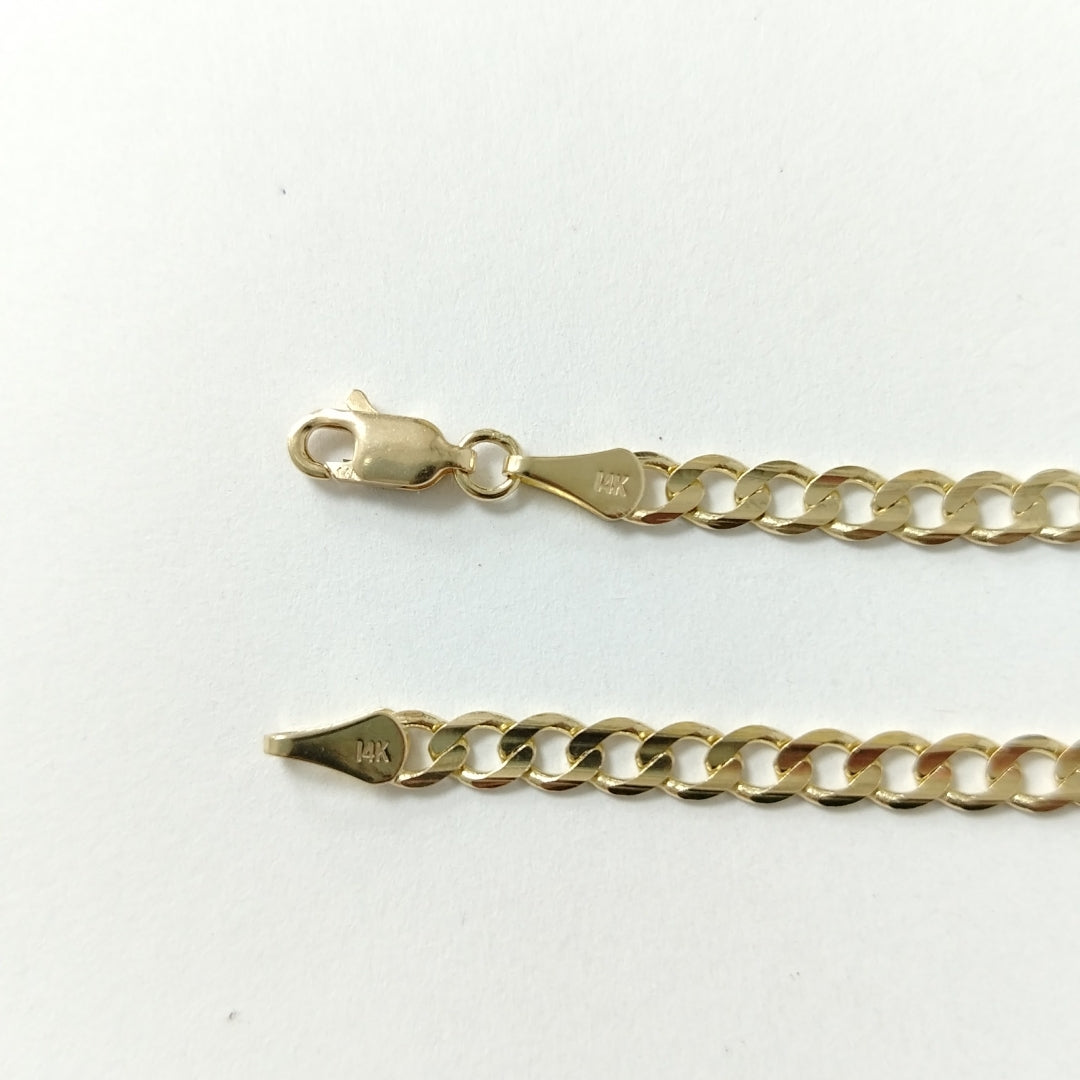 PULSERA BARBADA 14K 21 CM 5 GR (NUEVO)