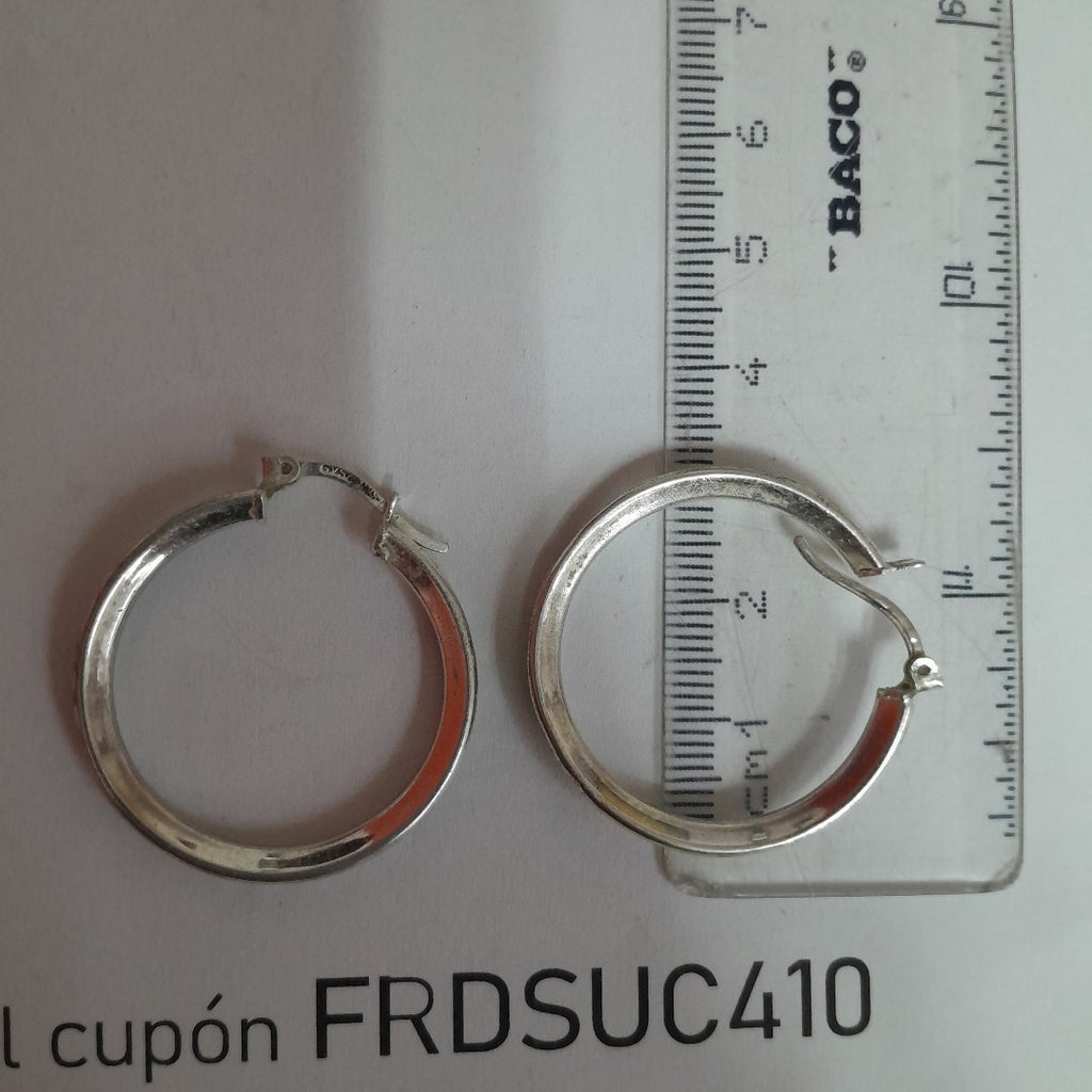 ARRACADAS PAR PLATA 5,90 GRMS (SEMINUEVO)