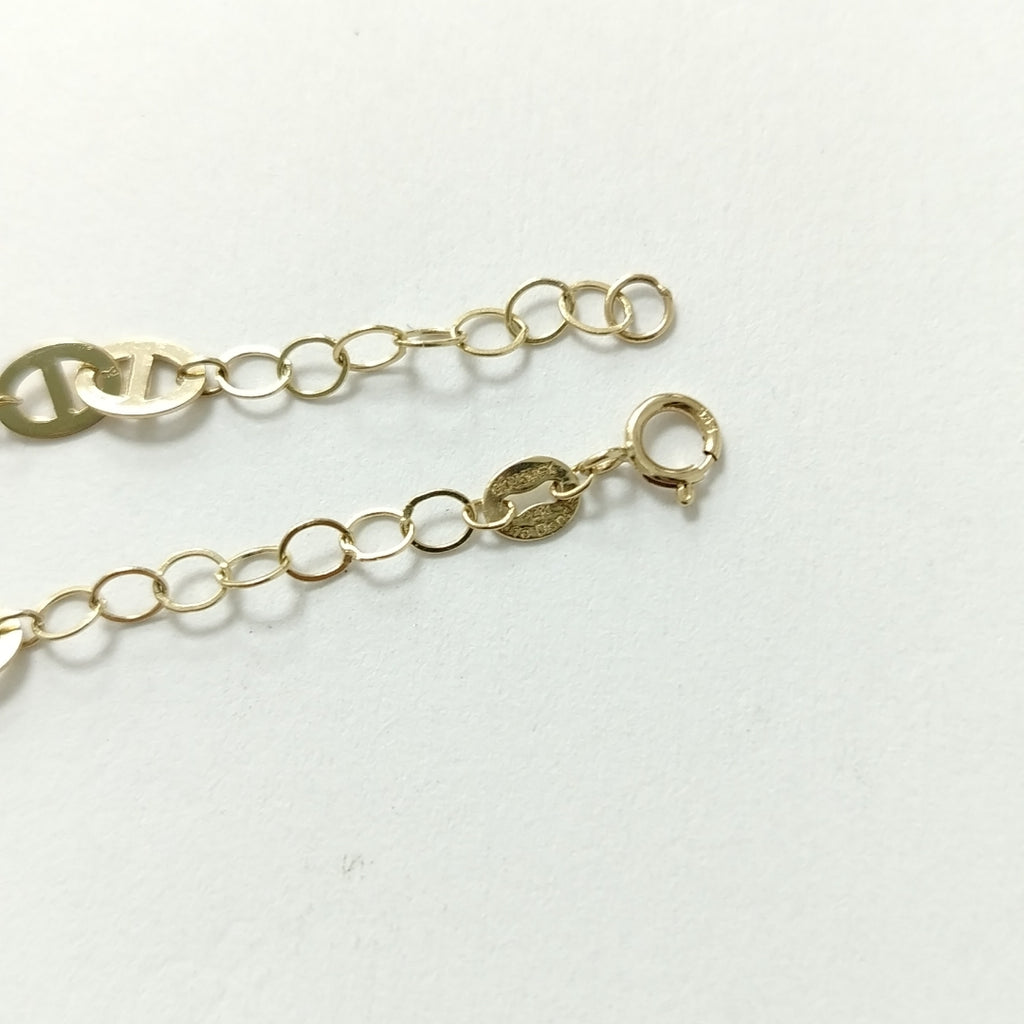 PULSERA ESPECIAL 14K 18 CM 1.6 GR (NUEVO)