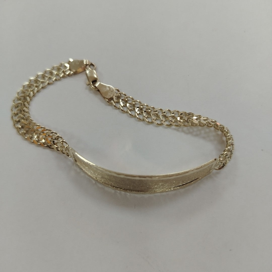 PULSERA ESCLAVA CHINO 14K 21 CM 9.8 GR (NUEVO)