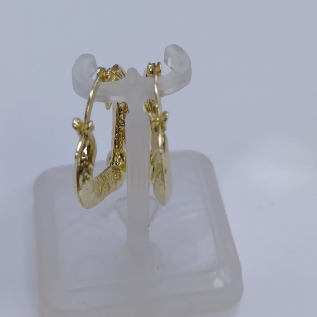 ARETES ARRACADAS 14K 1.8 GR (NUEVO)