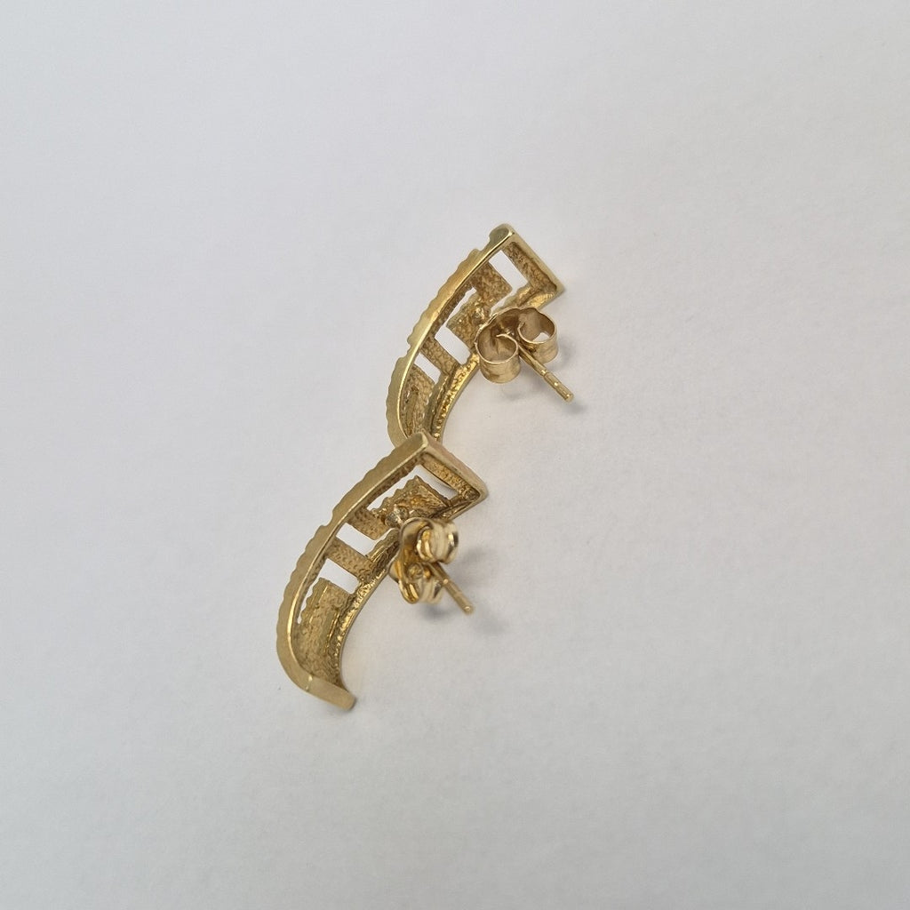 ARETES PAR ORO 14 K 3,80 GRMS (SEMINUEVO)
