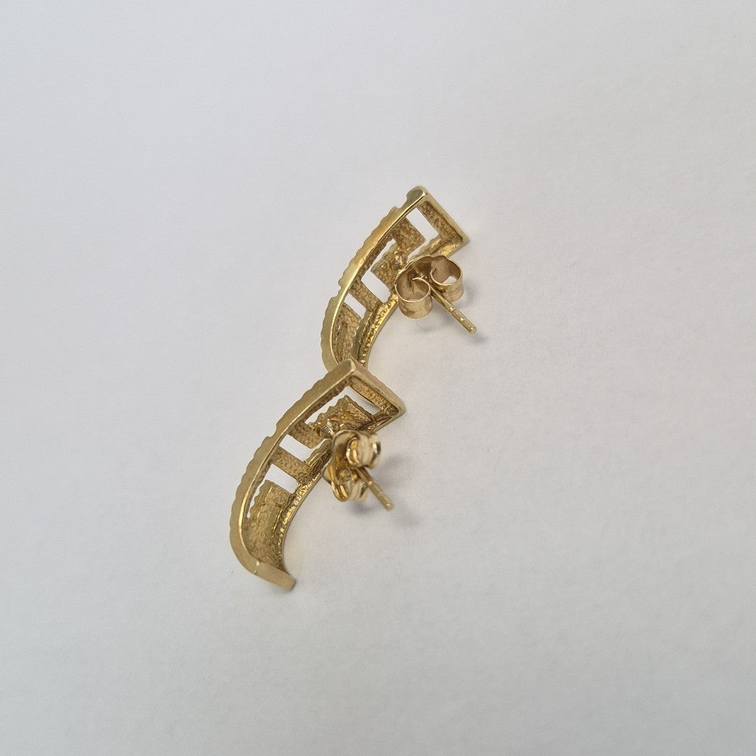 ARETES PAR ORO 14 K 3,80 GRMS (SEMINUEVO)