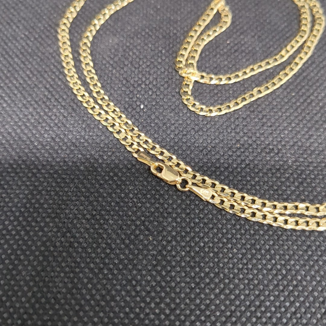 CADENA BARBADA 14K 60 CM 9.9 GR (NUEVO)