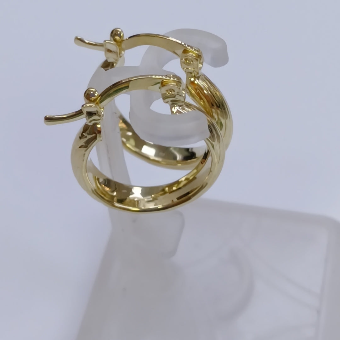 ARETES ARRACADA ASTRIADA 14K 1.6 GR (NUEVO)