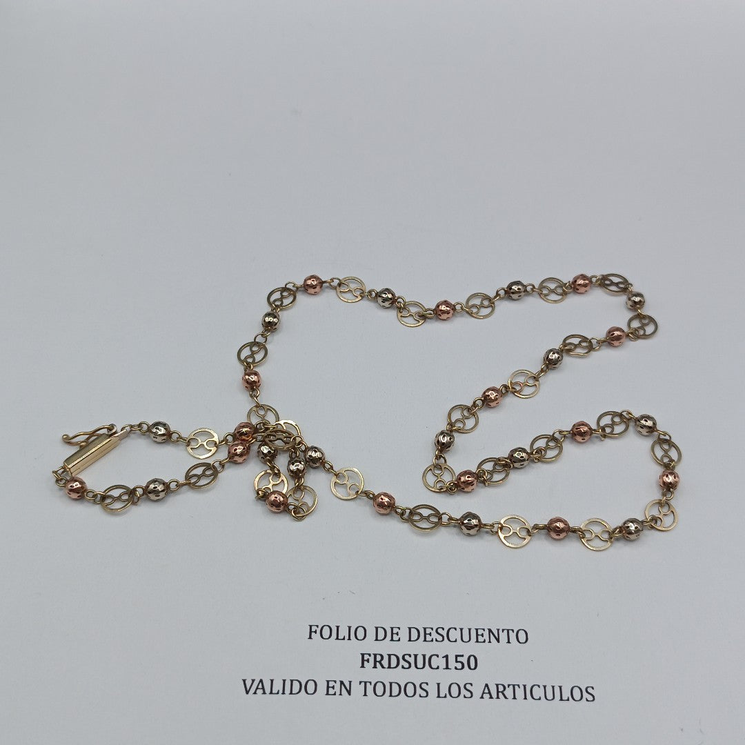 CADENA ORO COMBINADO 10 K 8.7 GRMS (SEMINUEVO)