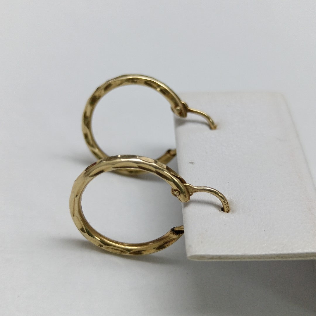 ARRACADAS PAR ORO 14 K 1 GRMS (SEMINUEVO)