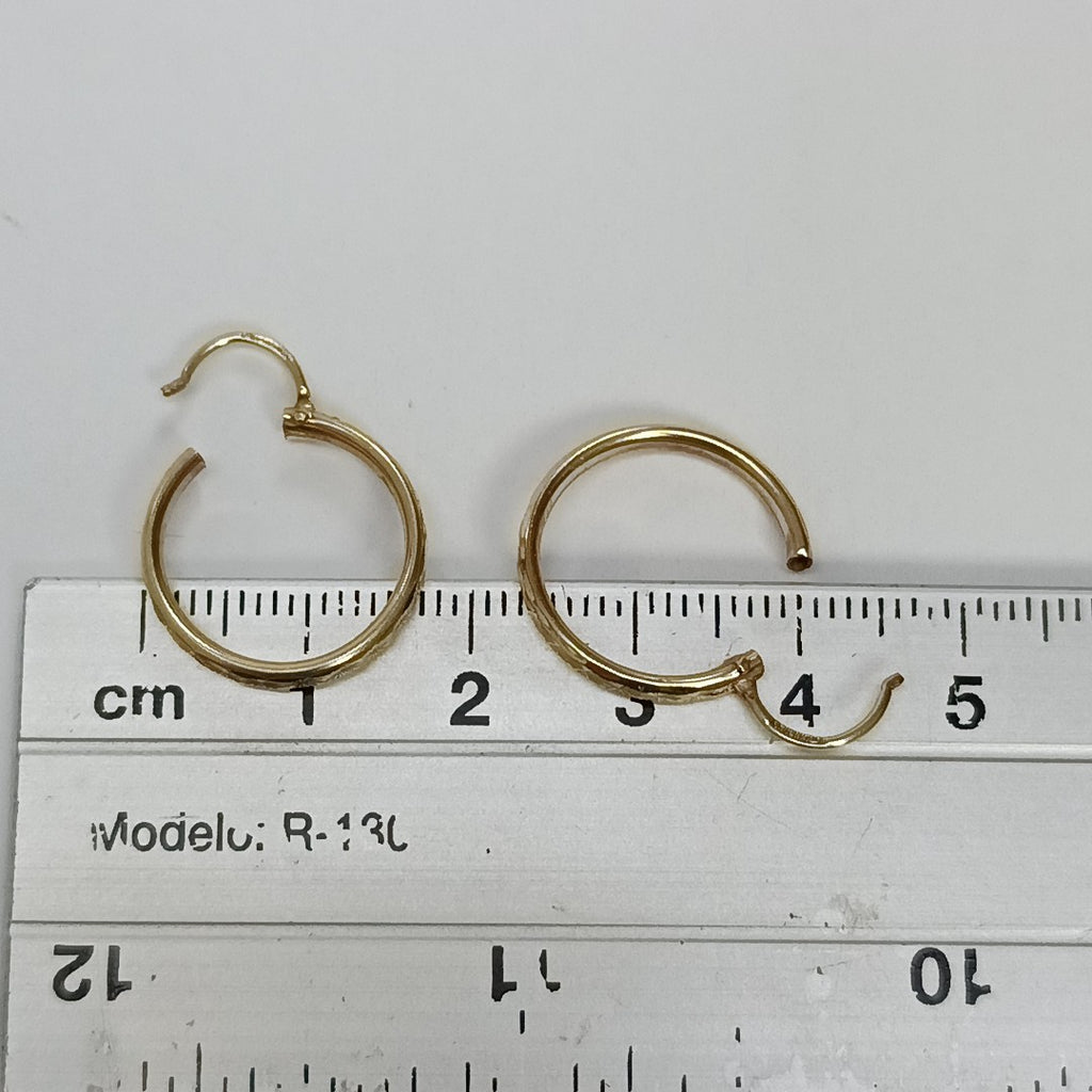 ARETES PAR ORO 10 K 1.5 GRMS (SEMINUEVO)