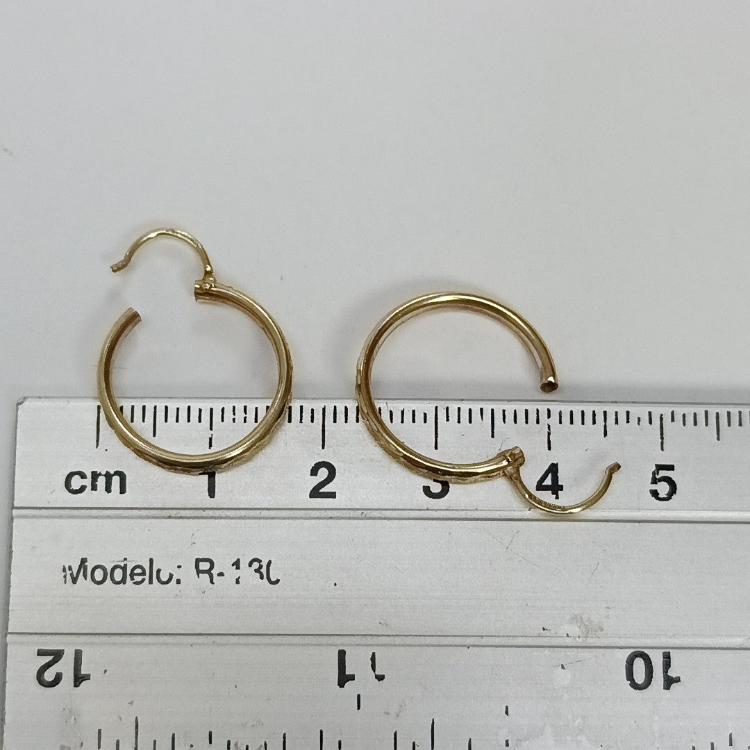 ARETES PAR ORO 10 K 1.5 GRMS (SEMINUEVO)