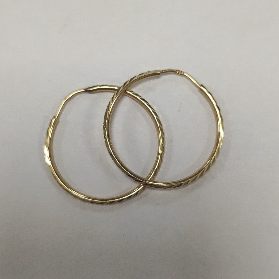 ARRACADAS PAR ORO 14 K 1.7 GRMS (SEMINUEVO)