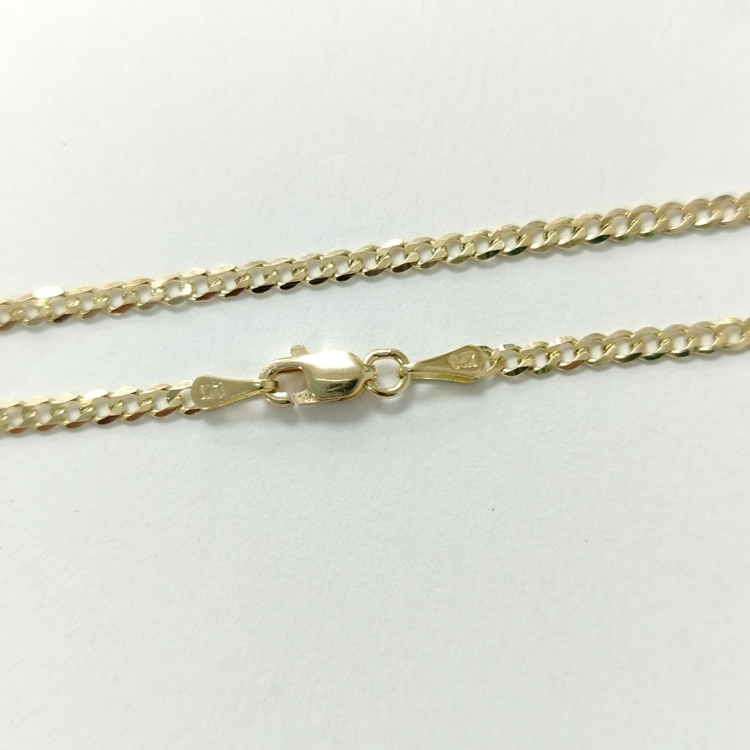 CADENA BARBADA 14K 60 CM 6 GR (NUEVO)