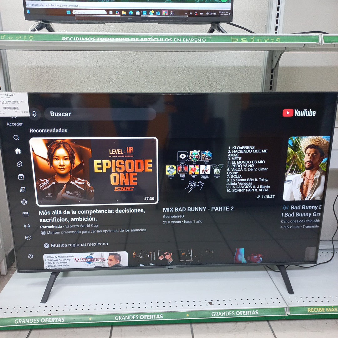 PANTALLA LG 60UA7500PSA (2025) 60" LED 4K (SEMINUEVO)