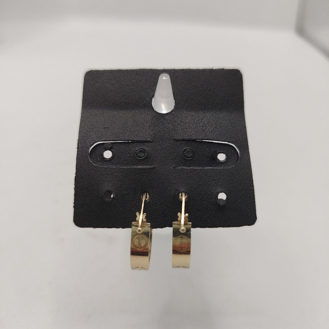 ARRACADAS PAR ORO 10 K 2.4 GRMS (SEMINUEVO)