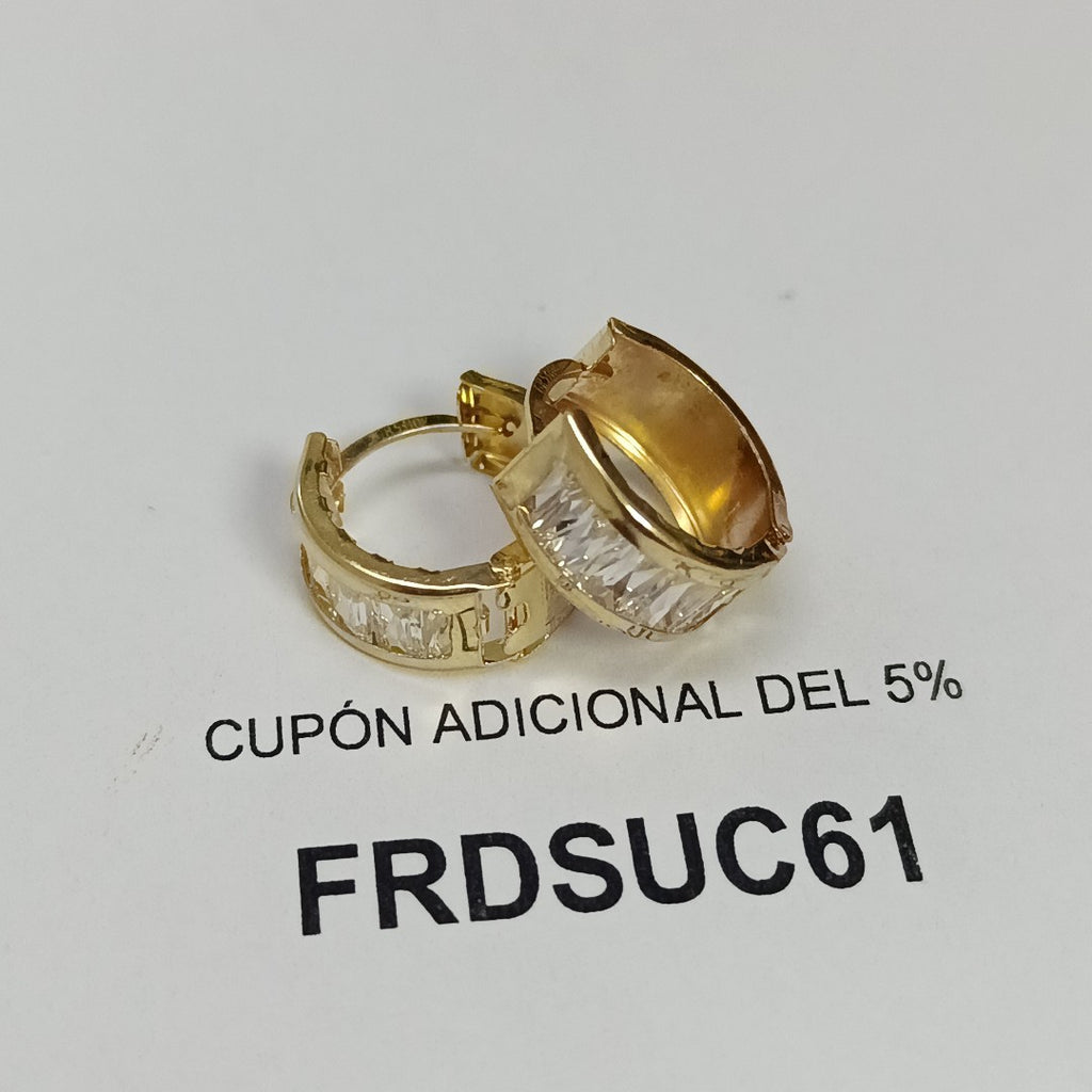 ARETES PAR ORO 10 K 2.6 GRMS (SEMINUEVO)