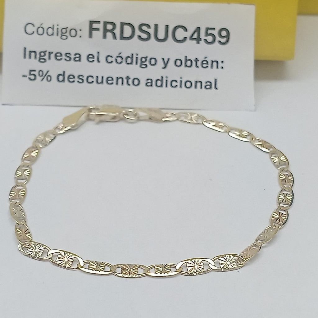 PULSERA GUCHI 14K 18 CM 2.9 GR (NUEVO)