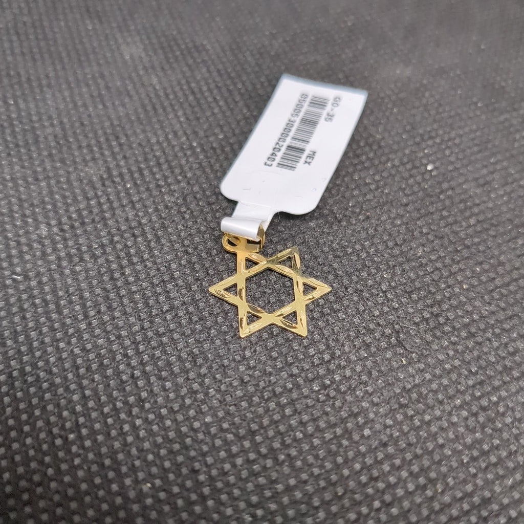 DIJE TEJIDO ESTRELLA DE DAVID 14K 0.5 GR (NUEVO)