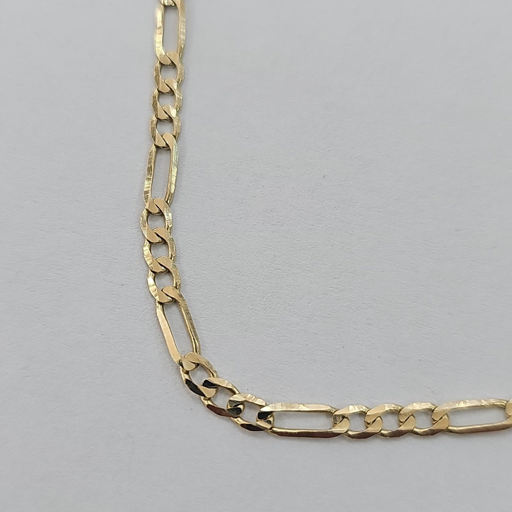 PULSERA TEJIDO 3X1 14K 21 CM 3 GR (NUEVO)