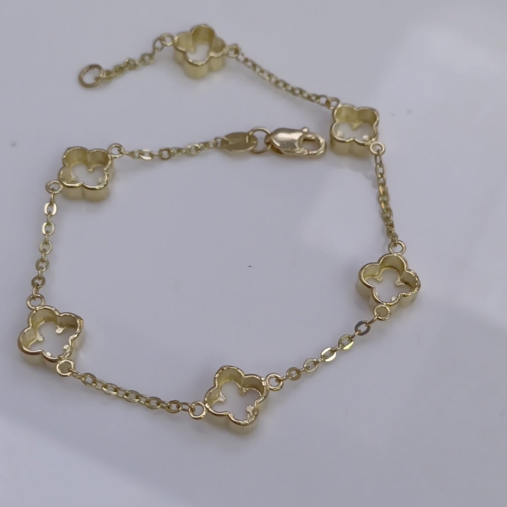 PULSERA ESPECIAL 14K 18 CM 4.4 GR (NUEVO)