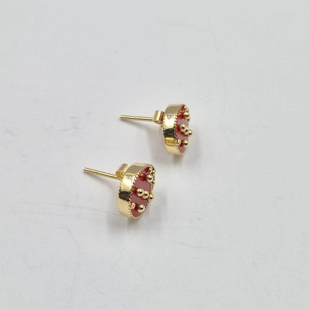 BROQUELES ORO 14K 2.7 (NUEVO)