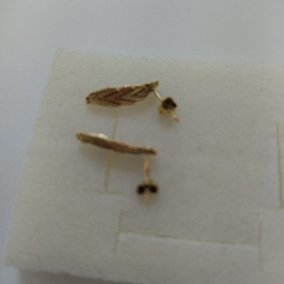 ARETES PAR ORO 14 K 2.1 GRMS (SEMINUEVO)