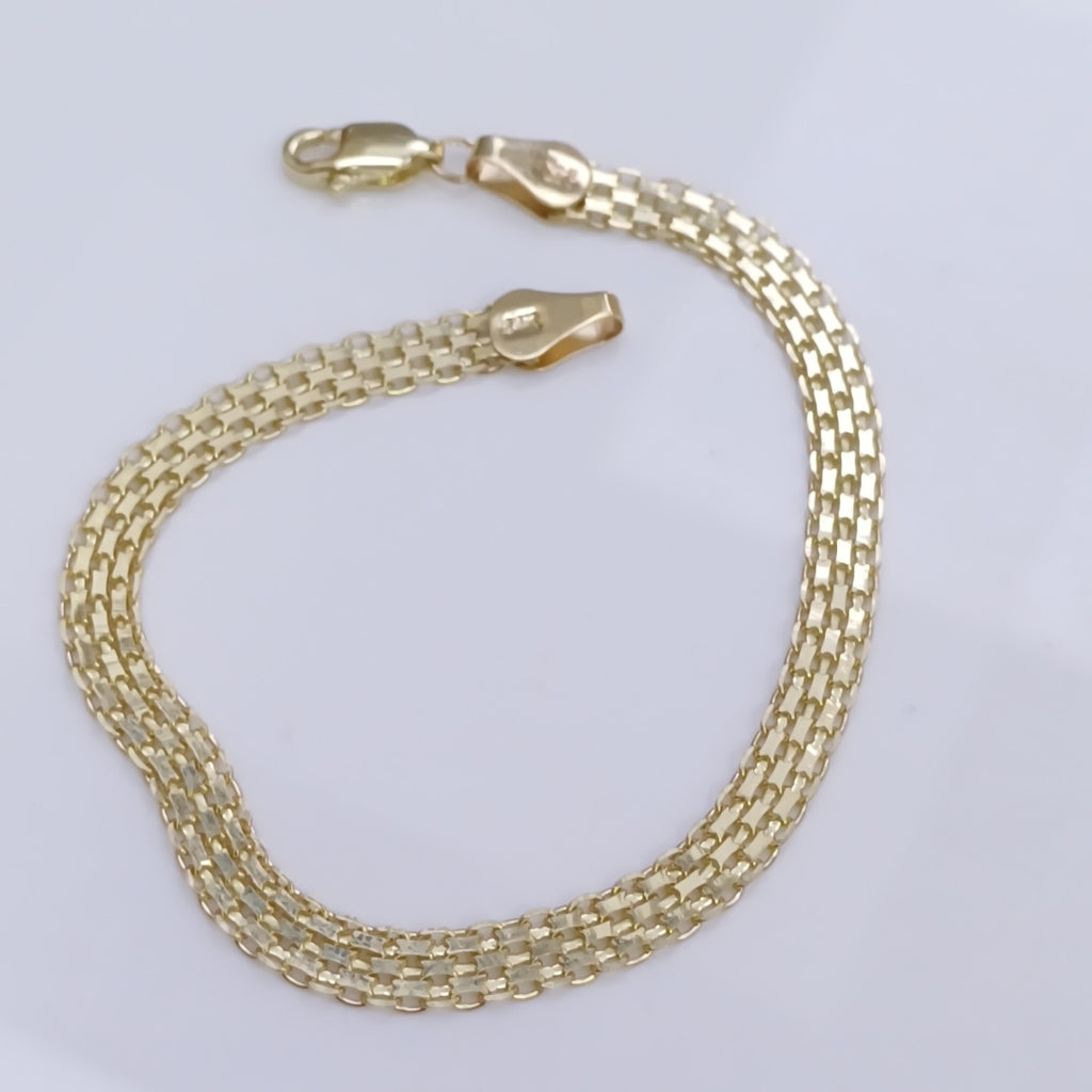 PULSERA ESPECIAL 14K 18 CM 4.4 GR (NUEVO)