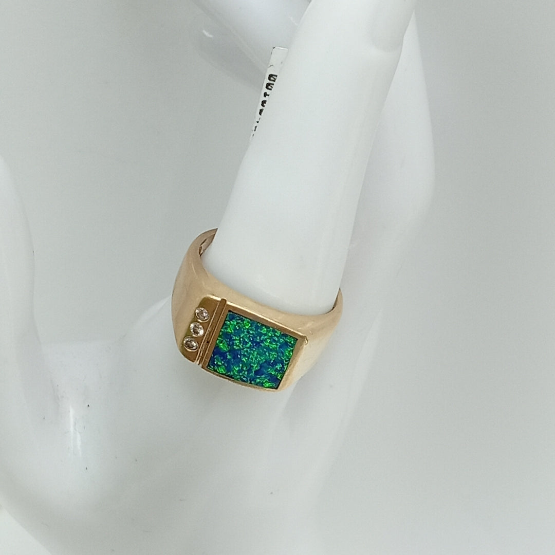 ANILLO ORO 14 K 8.3 GRMS (SEMINUEVO)