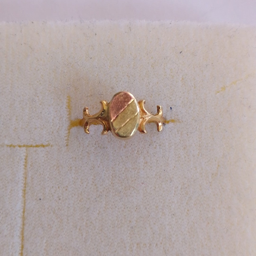 ANILLITO ORO,ORO COMBINADO 10 K 1,60 GRMS (SEMINUEVO)