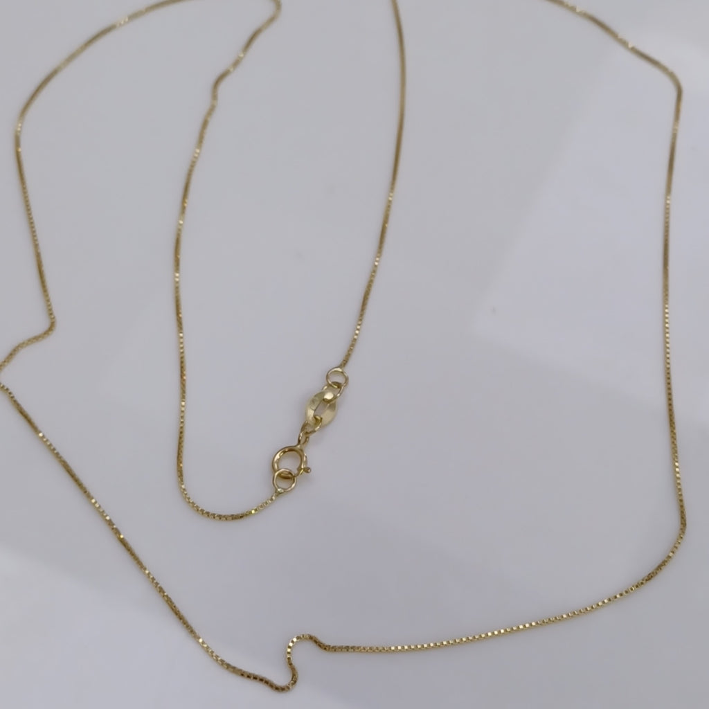 CADENA VENECIANO 14K 55 CM 1.8 GR (NUEVO)