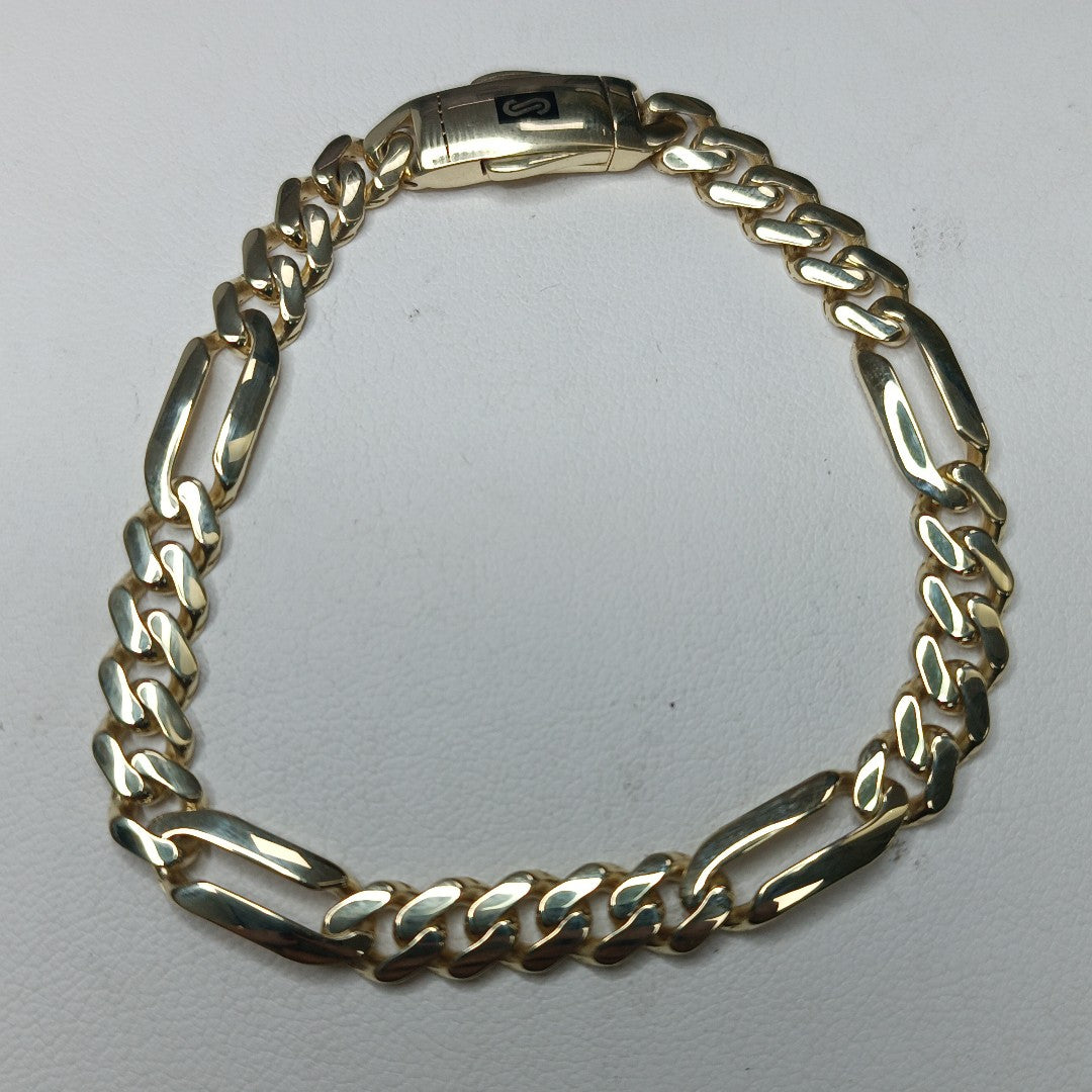 PULSERA MONACO ORO 10K 6 (NUEVO)