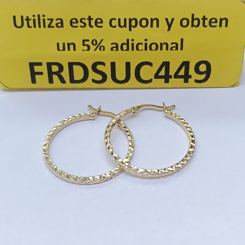 ARRACADAS ORO 14K 1.9 (NUEVO)