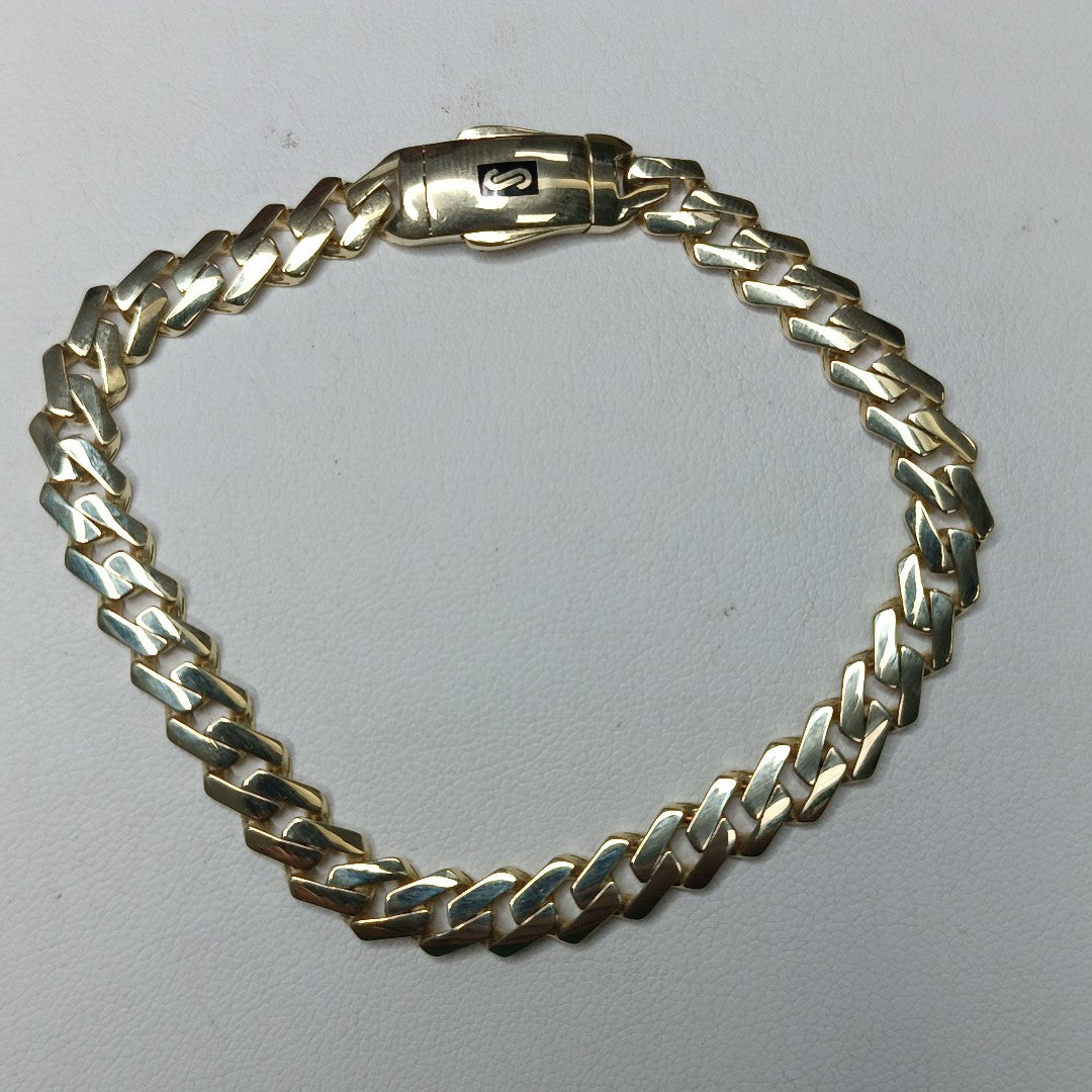 PULSERA MONACO ORO 10K 6.6 (NUEVO)