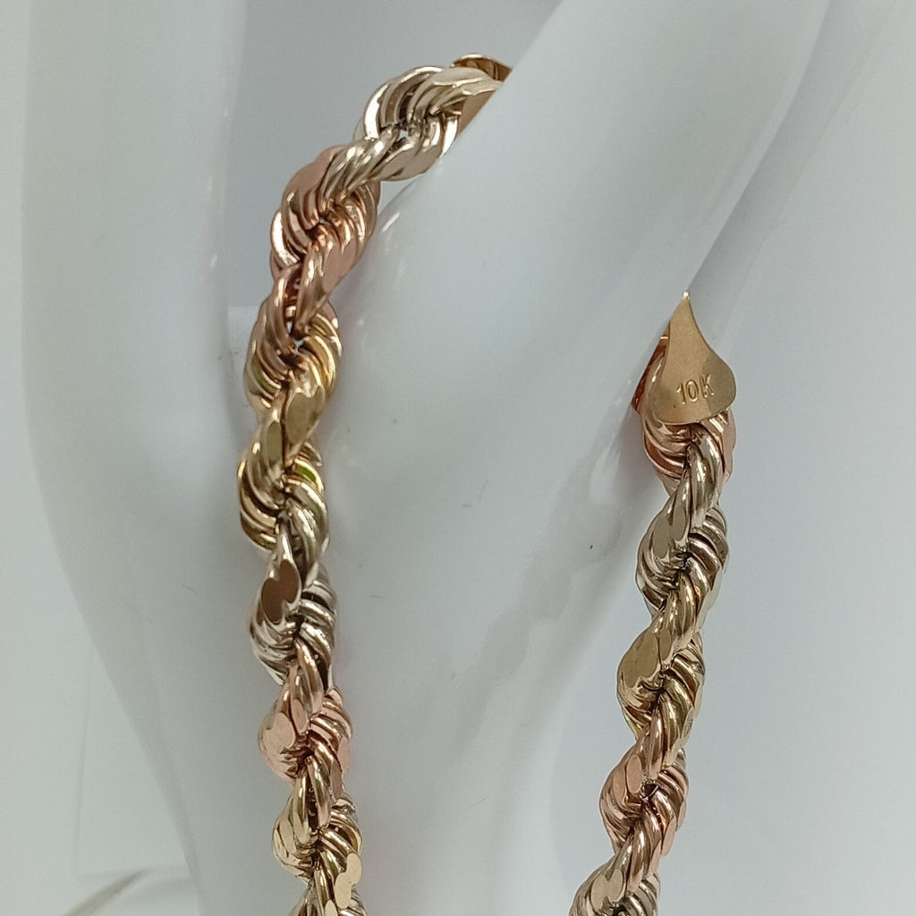 PULSERA ORO, ORO COMBINADO 10 K 18.3 GRMS (SEMINUEVO)