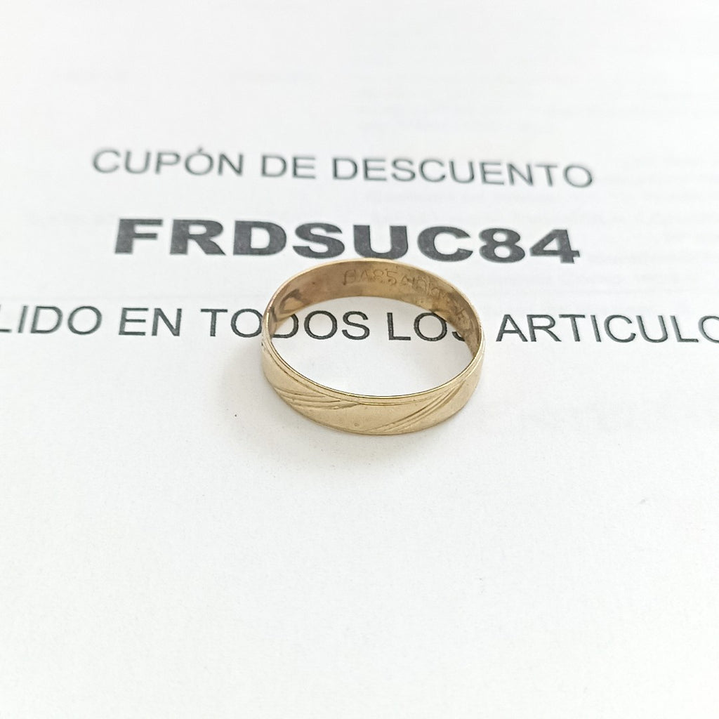 ARGOLLA ORO 10 K 1.8 GRMS (SEMINUEVO)